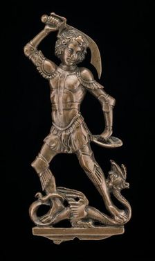 Saint George and the Dragon, 15th century. Creator: Unknown