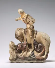 Saint George and the Dragon, 1370/1420. Creator: Unknown