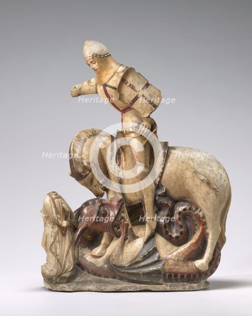 Saint George and the Dragon, 1370/1420. Creator: Unknown.