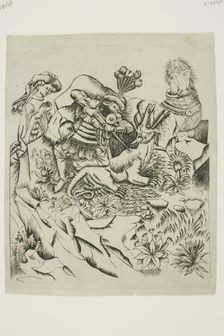 Saint George and the Dragon, n.d. Creator: Master of the Nuremberg Passion