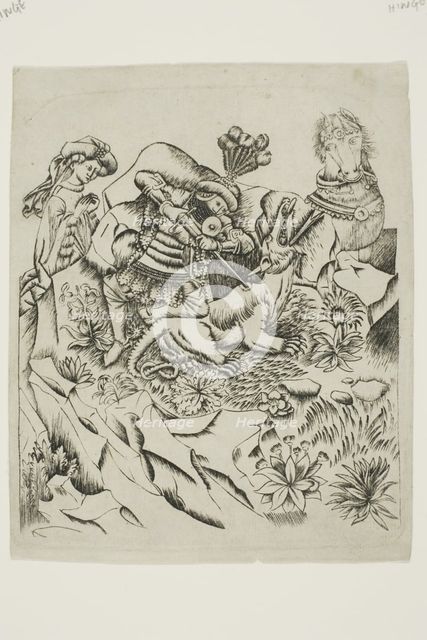 Saint George and the Dragon, n.d. Creator: Master of the Nuremberg Passion.