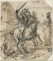Saint George and the Dragon, n.d. Creator: Carlo Urbino