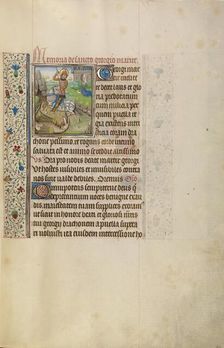 Saint George and the Dragon; Arenberg Hours, early 1460s. Creator: Workshop of Willem Vrelant