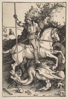 Saint George and the Dragon, ca. 1504. Creator: Albrecht Durer