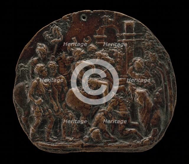 Saint George and the Dragon, early 16th century. Creator: Unknown.