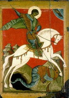 Saint George and the Dragon late 14th century