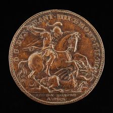 Saint George and the Dragon [reverse]. Creator: Gasparo Mola