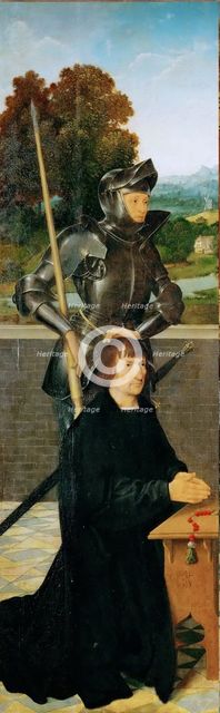Saint George and Donor (Winged Altar, Left Panel).