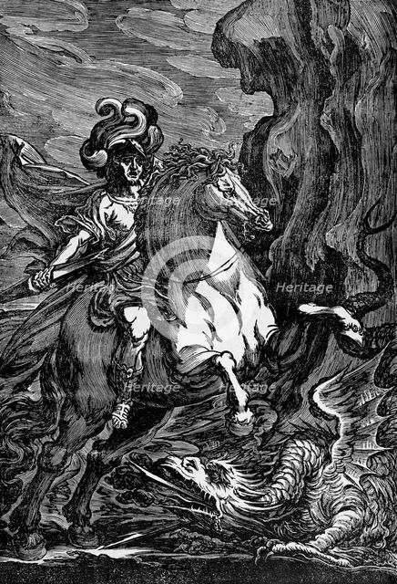 Saint George, between c1592 and c1625. Creator: Giuseppe Scolari.