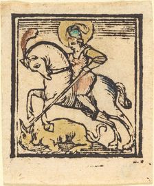 Saint George, c. 1475. Creator: Unknown