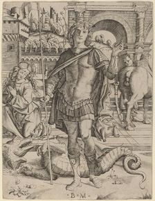 Saint George, c. 1506. Creator: Benedetto Montagna