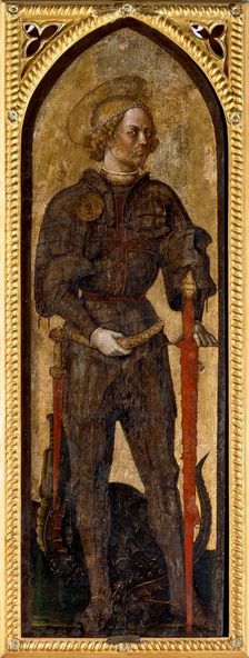 Saint George, c1465-1470. Creator: Bembo, Benedetto (c. 1423-1489)