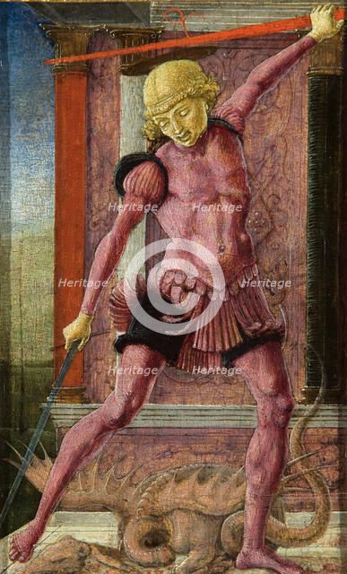 Saint George, ca 1462. Creator: Tura, Cosimo (before 1431-1495).