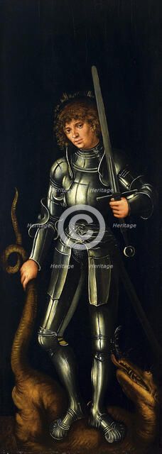 Saint George, ca 1514. Creator: Cranach, Lucas, the Elder (1472-1553).