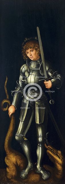 Saint George, ca 1514. Artist: Cranach, Lucas, the Elder (1472-1553)