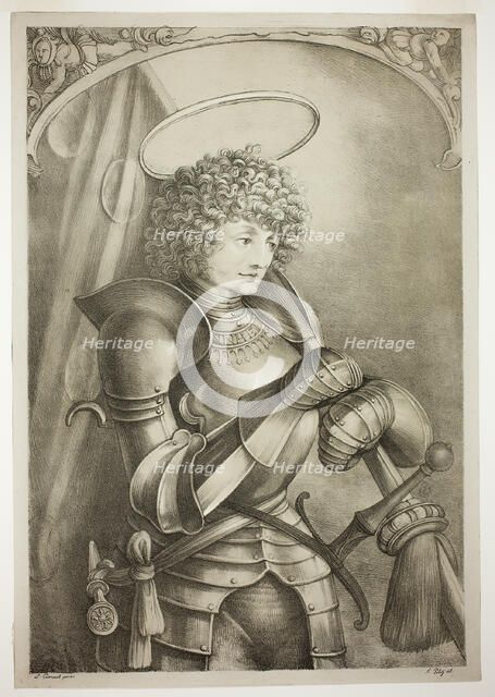 Saint George in Armor, n.d. Creator: Ferdinand Piloty.