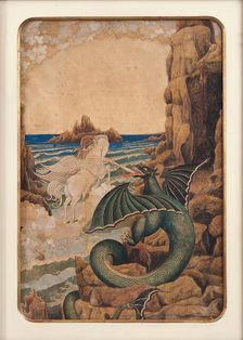 Saint George Killing the Dragon, 1916. Creator: Nikolay Kalmakov