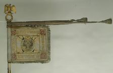 Saint George Standard of the Cavalry at the Time of Alexander II, 1872. Artist: Flags, Banners and Standards