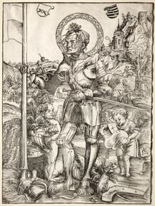 Saint George Standing, 1506. Creator: Lucas Cranach (German, 1472-1553)