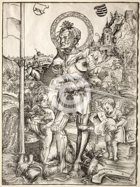 Saint George Standing, 1506. Creator: Lucas Cranach (German, 1472-1553).