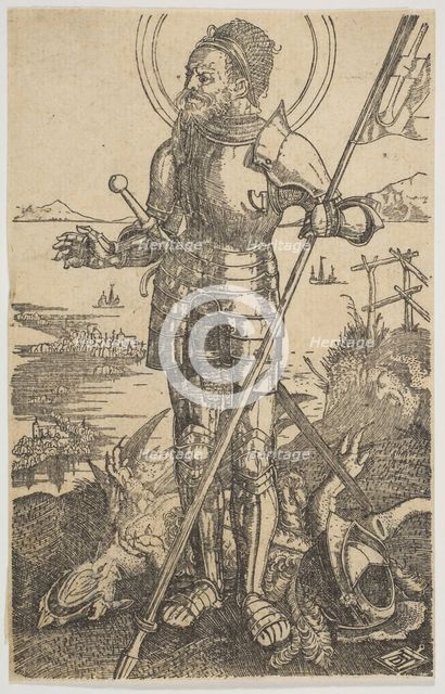 Saint George Standing (copy).n.d. Creator: Unknown.