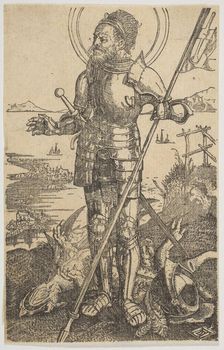 Saint George Standing (copy).n.d. Creator: Unknown