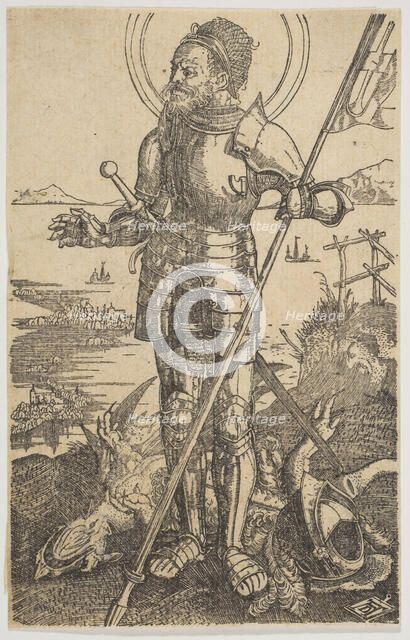 Saint George Standing (copy).n.d. Creator: Unknown.