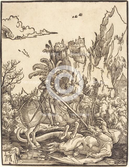 Saint George Slaying the Dragon, 1511. Creator: Albrecht Altdorfer.