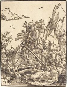Saint George Slaying the Dragon, 1511. Creator: Albrecht Altdorfer