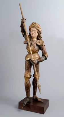 Saint George Slaying the Dragon, Austrian, ca. 1480. Creator: Unknown