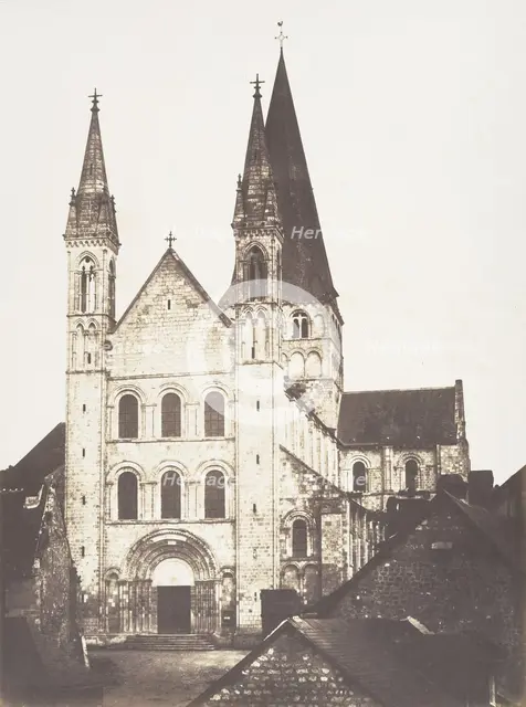 Saint-Georges de Boscherville, près Rouen, 1852-54. Creator: Edmond Bacot.