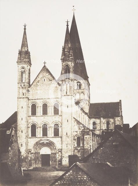 Saint-Georges de Boscherville, près Rouen, 1852-54. Creator: Edmond Bacot.