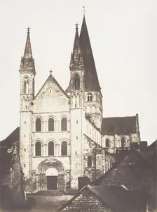 Saint-Georges de Boscherville, près Rouen, 1852-54. Creator: Edmond Bacot