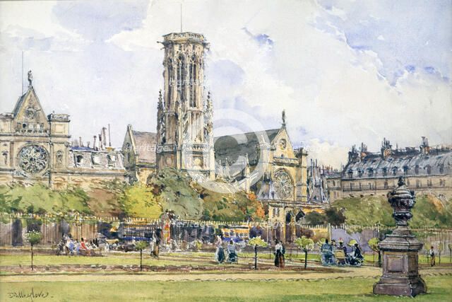 'Saint Germain l'Auxerrois', 1847-1908. Artist: John Fulleylove