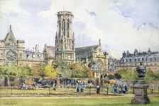 Saint Germain l'Auxerrois 1847-1908. Artist: John Fulleylove