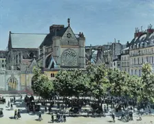 Saint-Germain l'Auxerrois, 1867. Artist: Monet, Claude (1840-1926)