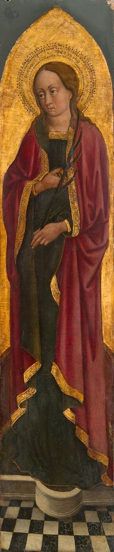 Saint Giustina of Padua from an Augustinian altarpiece, 1450/75. Creator: Unknown