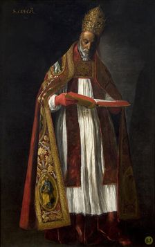 Saint Gregory the Great, 1626-1627. Creator: Zurbarán, Francisco, de (1598-1664)