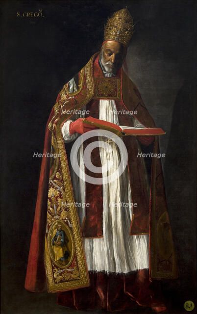 Saint Gregory the Great, 1626-1627. Creator: Zurbarán, Francisco, de (1598-1664).