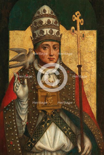Saint Gregory the Great. Creator: Ferrari, Defendente (1490-1540).