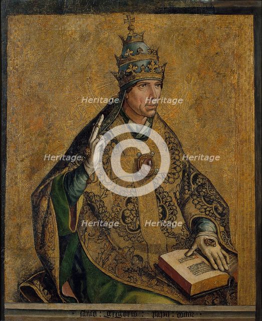 Saint Gregory the Great. Artist: Berruguete, Pedro (1450-1503)