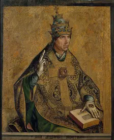 Saint Gregory the Great. Artist: Berruguete, Pedro (1450-1503)