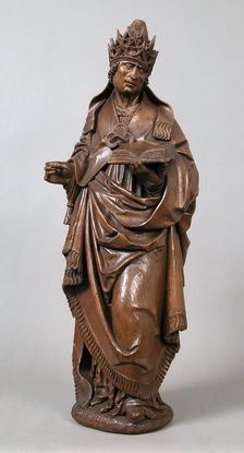 Saint Gregory as Pope, German, ca. 1500. Creator: Unknown