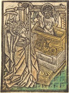 Saint Gregory, c. 1480. Creator: Workshop of the Master of the Aachen Madonna