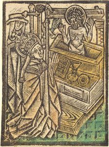 Saint Gregory, c. 1480. Creator: Workshop of the Master of the Aachen Madonna