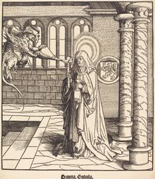 Saint Gudula, 1516/1518. Creator: Leonhard Beck