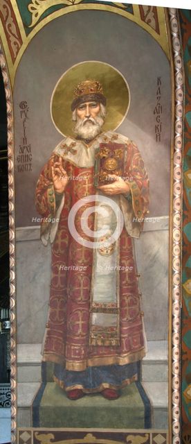 Saint Gurias, Archbishop of Kazan, 1885-1896. Artist: Vasnetsov, Viktor Mikhaylovich (1848-1926)