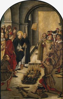 Saint Dominic and the Albigensians, 1491-99. Creator: Pedro Berruguete