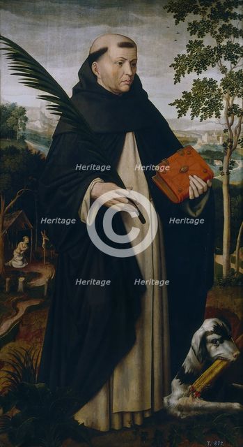 Saint Dominic. Artist: Benson, Ambrosius (1495-1550)