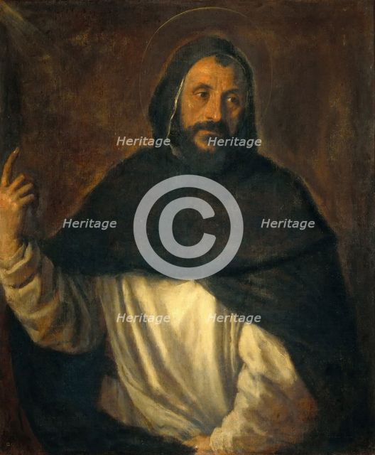 Saint Dominic. Creator: Titian (1488-1576).